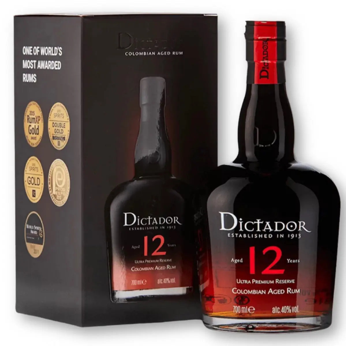 Rhum Dictador 12 ans Colombie