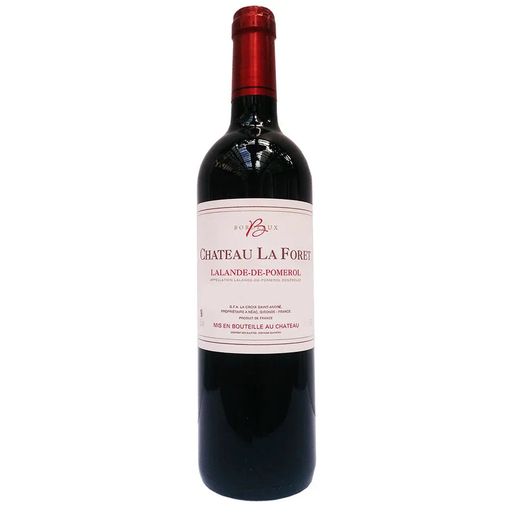 Lalande de Pomerol château La Forêt chateau laforet 2019