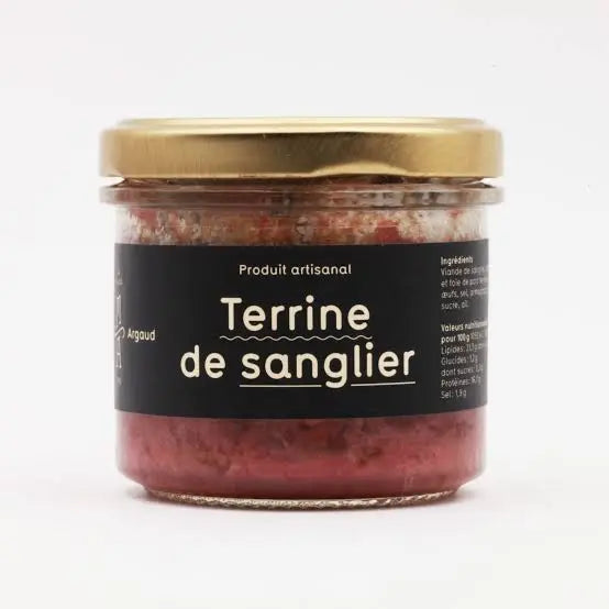 Terrine de sanglier Maison Argaud en bocal de verre de 190 g