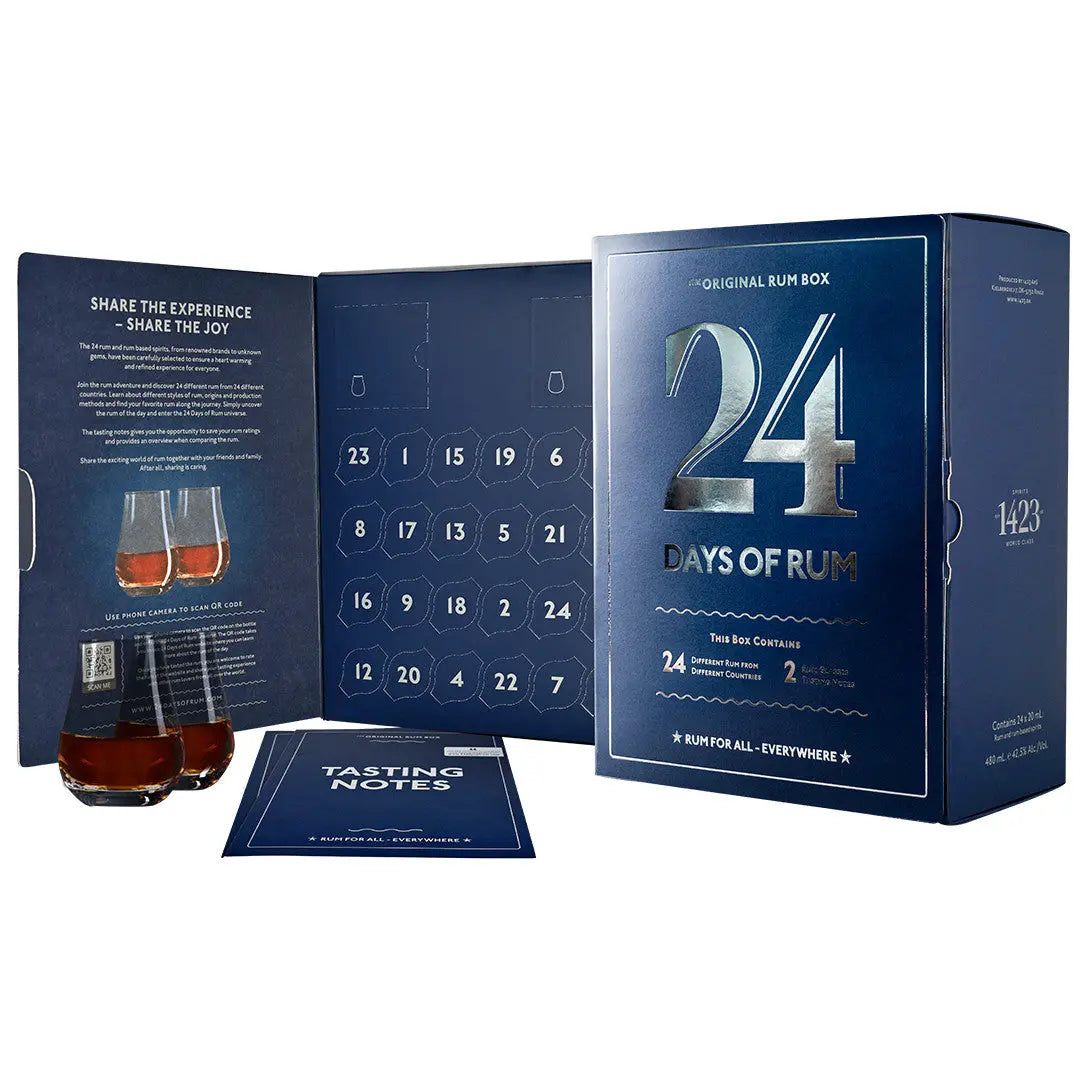 Calendrier de l'Avent 2023 24 Days of Rum 2023 Les 2 cavistes