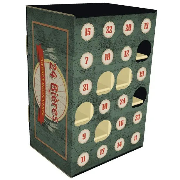 Calendrier de l'Avent 2024 Bières 24 bières Les 2 cavistes