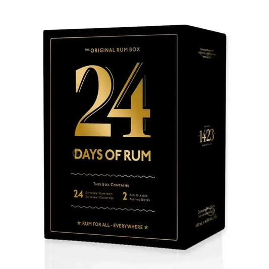 Calendrier de l'Avent 2024 24 Days of Rum 2024 Edition Black Expédition offerte Les 2 cavistes