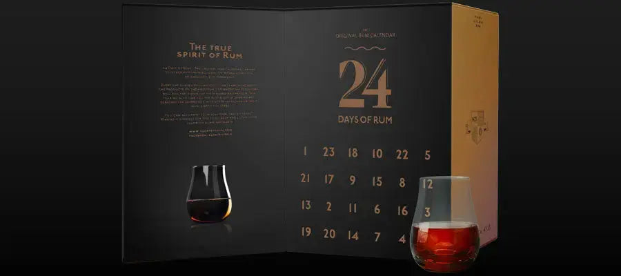 Calendrier de l'Avent 2024 24 Days of Rum 2024 Edition Black Expédition offerte Les 2 cavistes