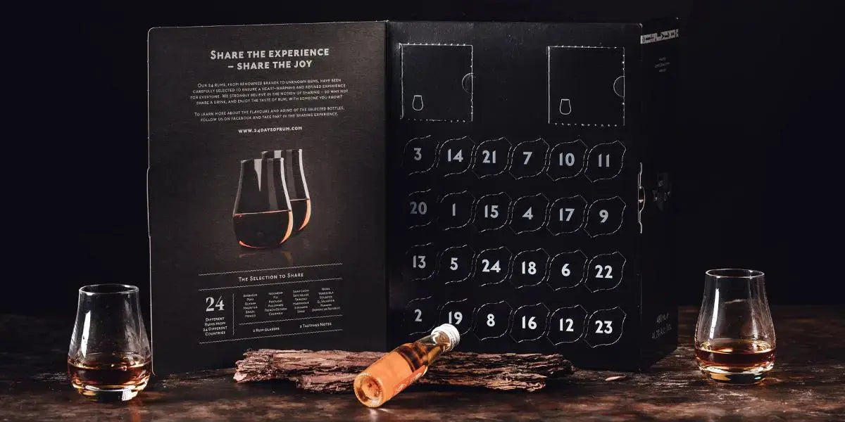 Calendrier de l'Avent 2024 24 Days of Rum 2024 Edition Black Expédition offerte Les 2 cavistes