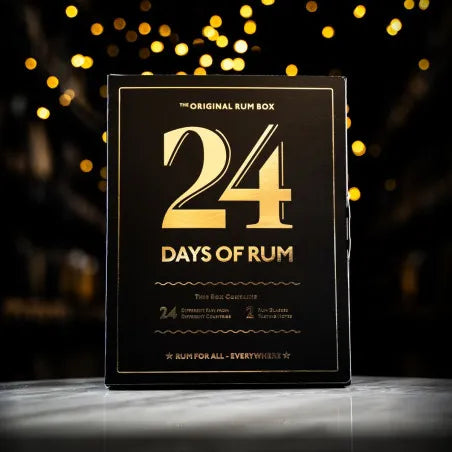 Calendrier de l'Avent Rhum – Coffret Rhum 24 Days of Rum Black Edition Les 2 cavistes