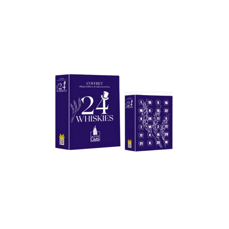 Calendrier de l'Avent 2024 Edition Whisky Les 2 cavistes