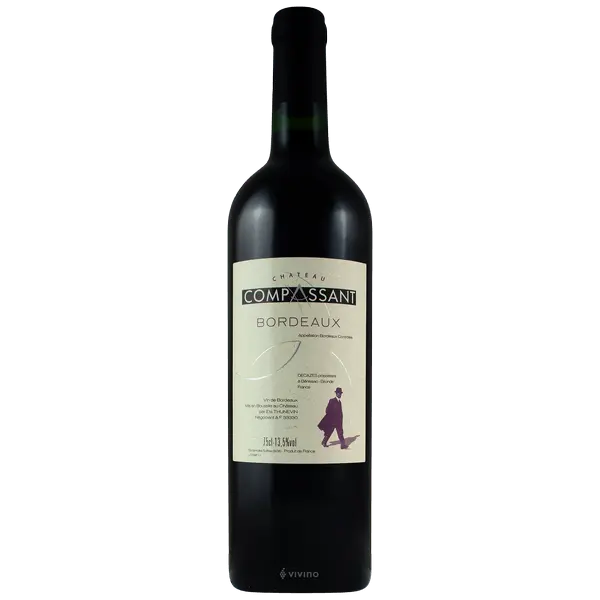 Bouteille de Bordeaux Rouge 2014, Château Compassant - Les 2 cavistes