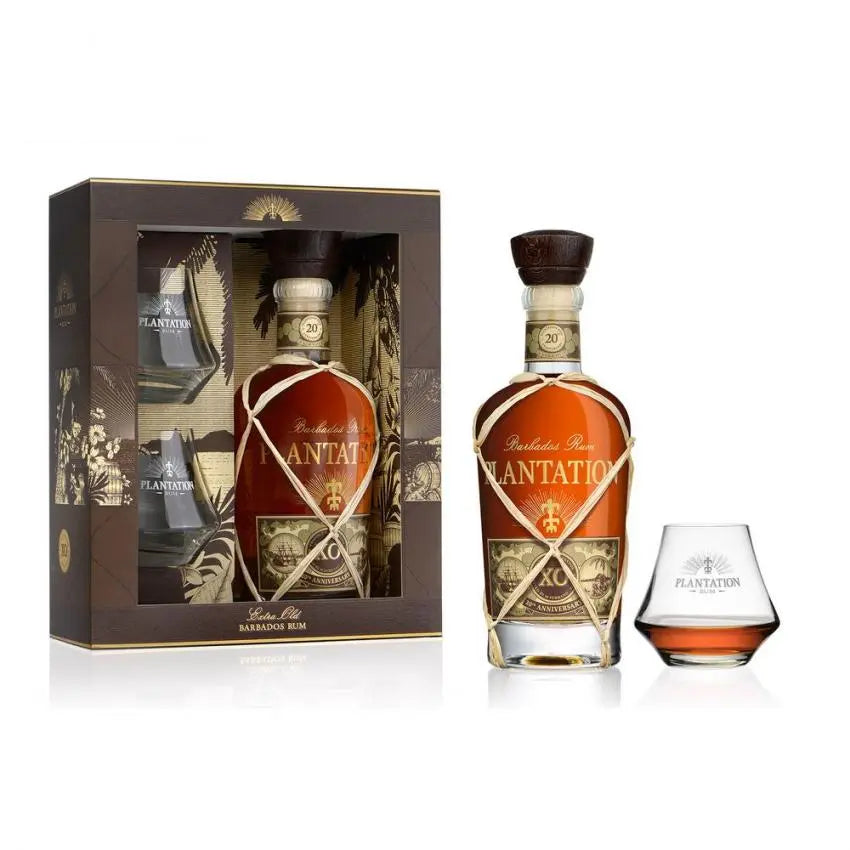 Coffret Plantation Rum XO 20th Anniversary + 2 verres 70cl 40% Plantation