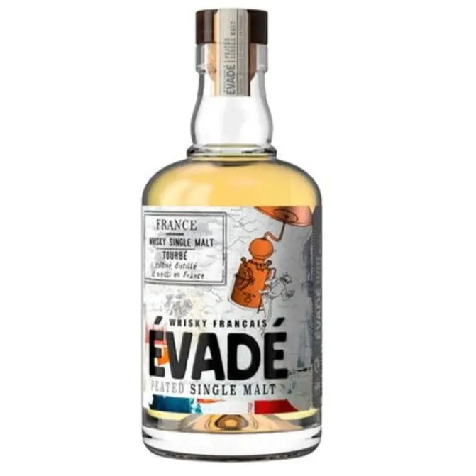 Evadé Tourbé 43% 70cl Les 2 cavistes