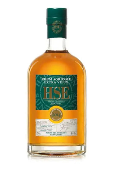 Bouteille de rhum agricole Martinique extra vieux HSE Kilchoman Cask Finish 44% 50 cl