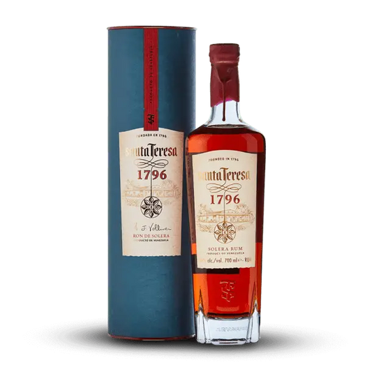 Rhum du Venezuela Santa Teresa 1796  avec étui 70cl 40% Les 2 cavistes