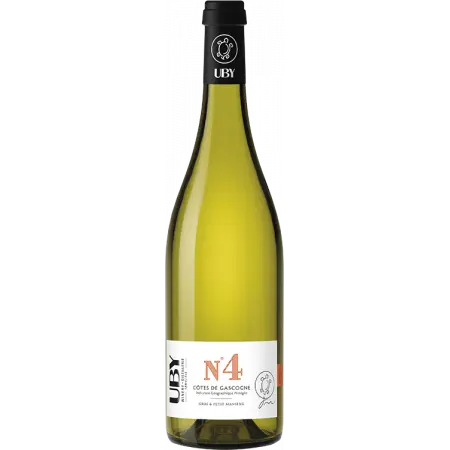 Bouteille de UBY N°4 Moelleux 2025, Côtes de Gascogne Gros et Petit Manseng - Les 2 cavistes